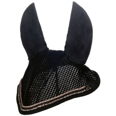 Touca antimosca Rosegold Glamour Style HKM Preto / dourado rosa