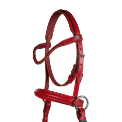 Bridão sem embocadura Funny Horses 2 para cavalos HKM Vermelho