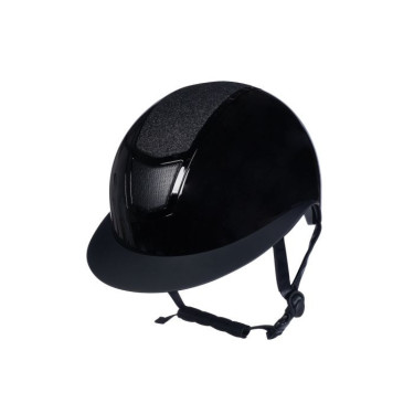 Capacete Shiny Diamond HKM Preto