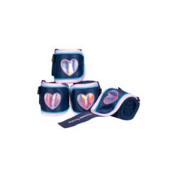 Bandagens de polo Funny Horses Hearts HKM