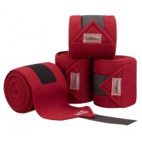 Bandagens de polo LeMieux Luxury Bordéus Bord&amp;amp;amp;amp;amp;ocirc;