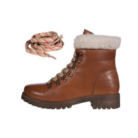 Botas com atacadores Walker HKM Brandy Castanho