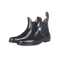 Botas de borracha Jodhpur Soft com inserto HKM Preto