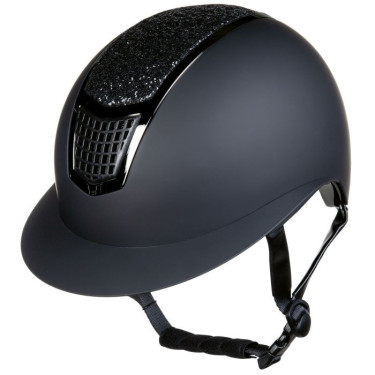 Capacete Glamour Shield HKM Preto / preto