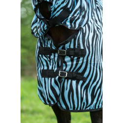Capa anti-moscas Zebra Aqua HKM Capa anti-moscas Zebra Aqua HKM