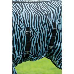 Capa anti-moscas Zebra Aqua HKM Capa anti-moscas Zebra Aqua HKM