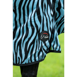 Capa anti-moscas Zebra Aqua HKM Capa anti-moscas Zebra Aqua HKM