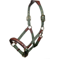 Cabresto Luna couro e nylon HKM