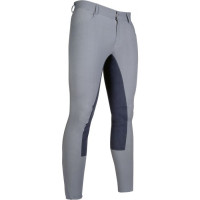 Calça masculina esportiva com fundo integral Alos HKM Cinzento