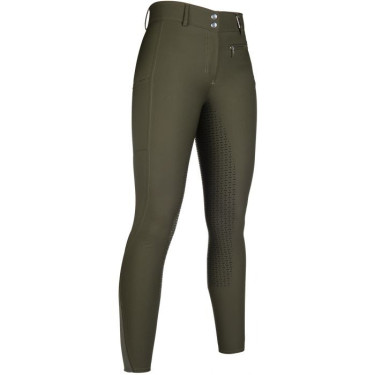 Calça Lea com fundo integral em silicone HKM Calça Lea com fundo integral em silicone HKM