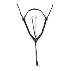 Peitoral Cambridge lã sintética HKM Preto