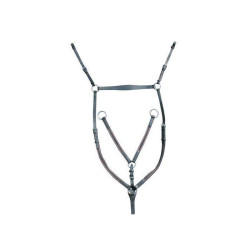 Peitoral com ferragens prateadas HKM