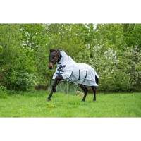 Capa anti-moscas Lyon HKM Branco Capa anti-moscas Lyon HKM Branco