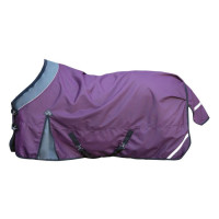 Capa de exterior Liberty 1200D forro liso HKM Vinho / cinza