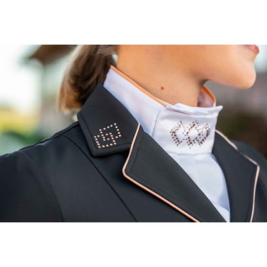 Frac de adestramento curto Audrey HKM Preto Frac de adestramento curto Audrey HKM Preto