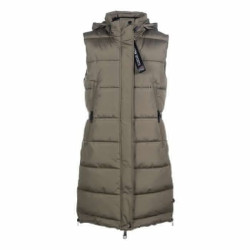Colete acolchoado longo sem mangas Misty HKM