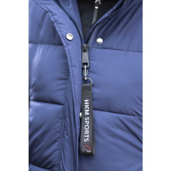 Colete acolchoado longo sem mangas Misty HKM Azul escuro