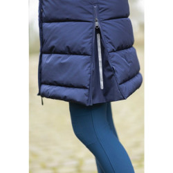 Colete acolchoado longo sem mangas Misty HKM Azul escuro