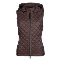 Coletê acolchoado sem mangas Stella HKM Castanho escuro Coletê acolchoado sem mangas Stella HKM Castanho escuro