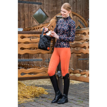 Legging Edinburgh Mesh fundo integral em silicone HKM Legging Edinburgh Mesh fundo integral em silicone HKM