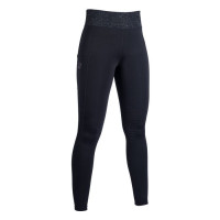 Legging Lavender Bay com reforços de silicone HKM Preto