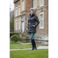 Legging Port Royal com fundo integral em silicone HKM Petróleo Azul