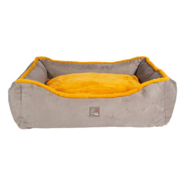 Cama para cão Anam Cara Comfort HKM Toupeira / dourado amarelo Cinzento Cama para cão Anam Cara Comfort HKM Toupeira / dourado amarelo Cinzento