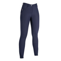 Calça Equine Sports Style com culote de silicone integral HKM Azul escuro Calça Equine Sports Style com culote de silicone integral HKM Azul escuro