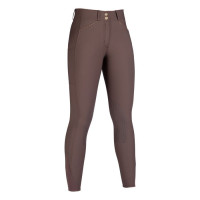 Calças Helene com reforços de silicone HKM Castanho escuro