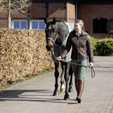 Calças Helene com reforços de silicone HKM Verde escuro