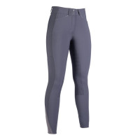 Calça Helene com fundo integral em silicone HKM Cinza escuro Cinzento Calça Helene com fundo integral em silicone HKM Cinza escuro Cinzento