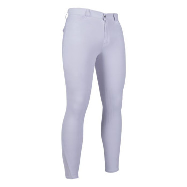 Calça masculina James com reforços de silicone HKM Branco Calça masculina James com reforços de silicone HKM Branco