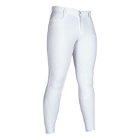 Calça masculina esportiva com reforços em tecido HKM Branco