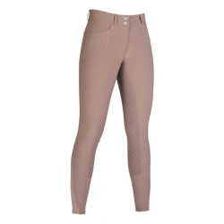 Calça Lavender Bay com fundo integral em silicone HKM  Cinzento-acastanhado Castanho