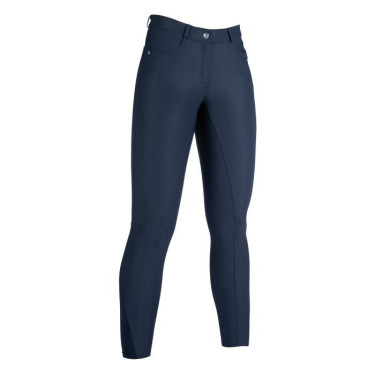 Calça Luna com assento completo em silicone HKM Azul escuro Calça Luna com assento completo em silicone HKM Azul escuro