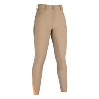 Calça Lyon com fundo integral em silicone HKM Areia