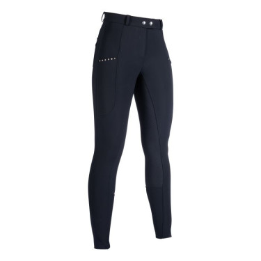 Calça Monaco com fundo de silicone integral HKM Preto