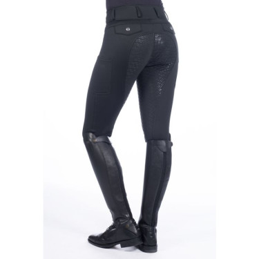 Calça Ruby com fundo integral em silicone HKM Calça Ruby com fundo integral em silicone HKM