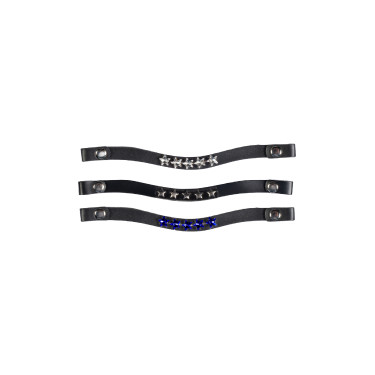 Frontais Hobby Horsing conjunto de 3 HKM Azul-marinho estrelas