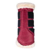 Polainas Comfort 1680 Deniers HKM Vermelho escuro