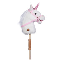 Cavalo de pau Bella HKM com rodinhas Branco