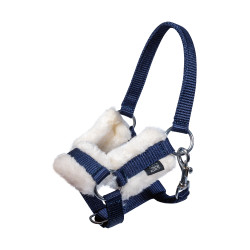 Cabresto e guia Hobby Horsing HKM Azul escuro Cabresto e guia Hobby Horsing HKM Azul escuro