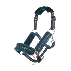 Cabresto Rosegold HKM Esmeralda / ouro rosa Verde Cabresto Rosegold HKM Esmeralda / ouro rosa Verde