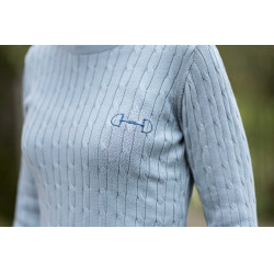 Suéter Port Royal HKM Azul glaciar