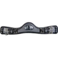 Cilheira em couro Dressage Anatomic sem elástico HKM Preto