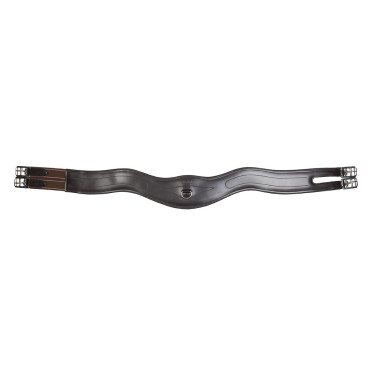 Cilha de couro em forma curva HKM Cilha de couro em forma curva HKM