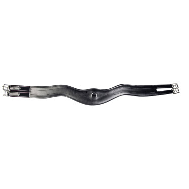 Cilha de couro em forma curva HKM Cilha de couro em forma curva HKM