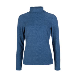 Camiseta de manga comprida com gola alta Marrakesh HKM Azul escuro