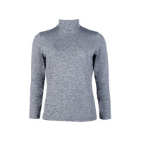 Camiseta de manga comprida com gola alta Ruby HKM Cinzento Camiseta de manga comprida com gola alta Ruby HKM Cinzento