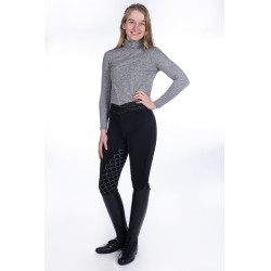 Camiseta de manga comprida com gola alta Ruby HKM Cinzento